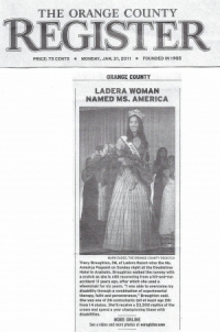 Orange County Register - Ms. America 2011 Crowned